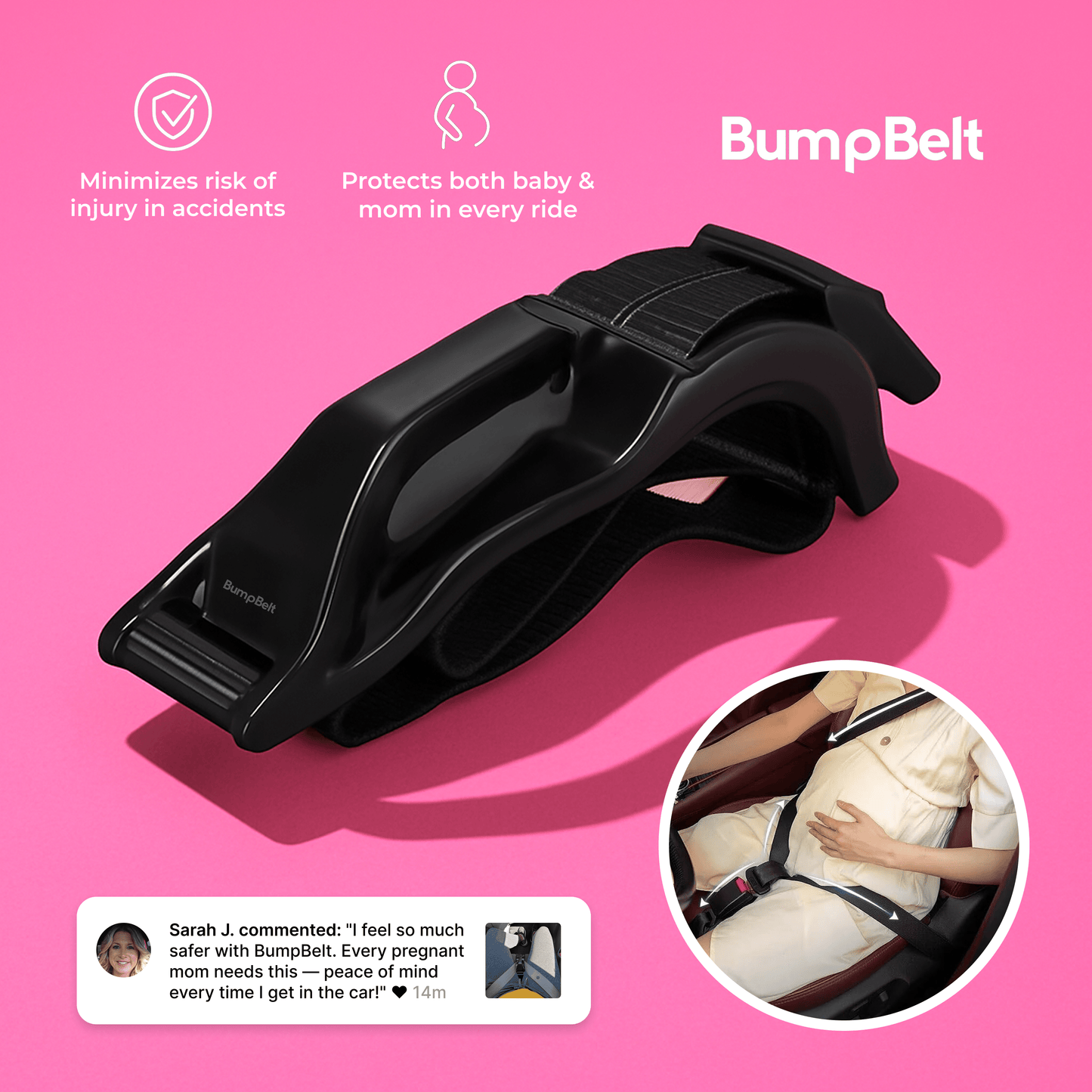 BumpBelt™ Viral Pregnancy Safety Belt